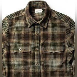 Taylor Stitch Explorer Shirt in Tan Plaid Medium
